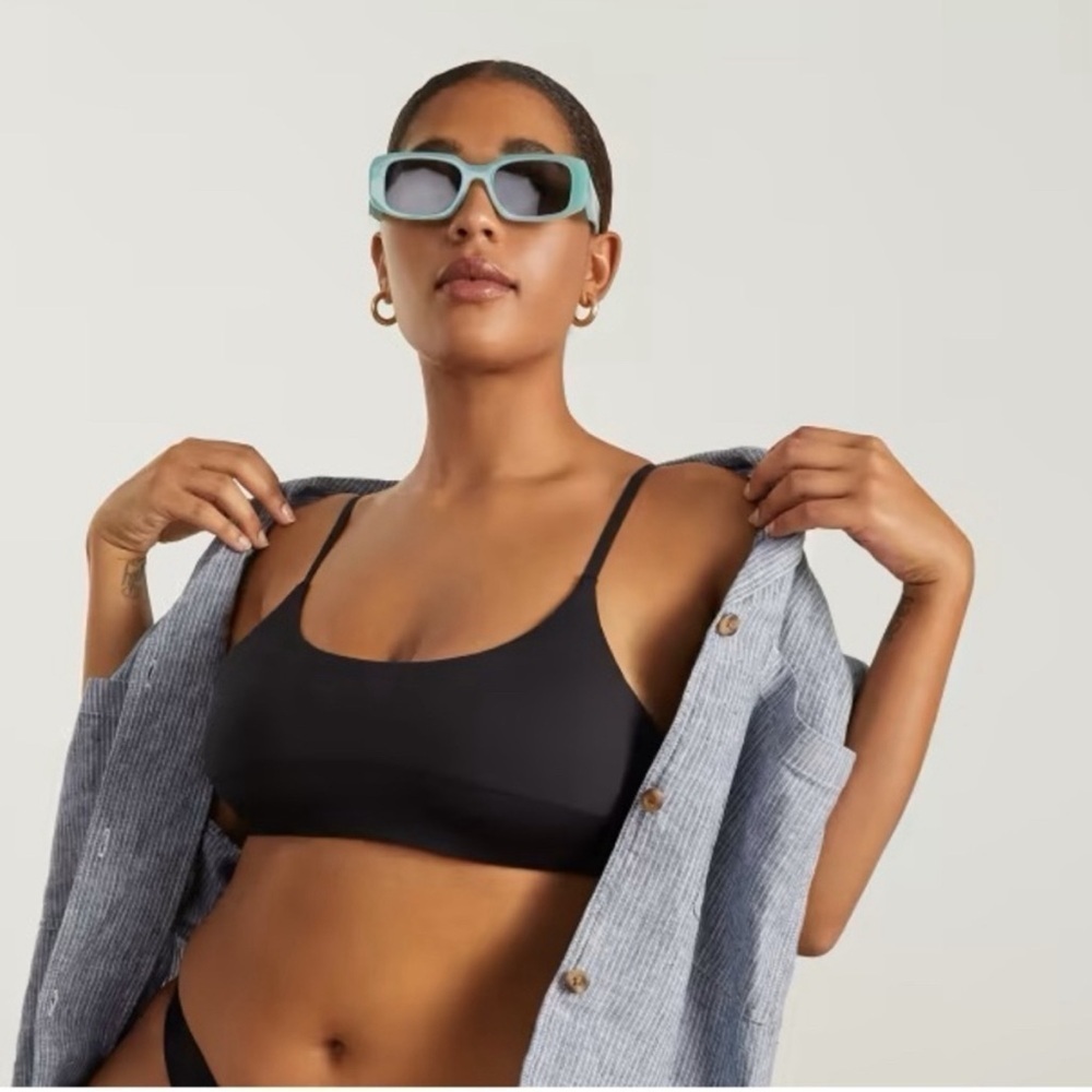 Everlane NWT Scoop Neck Bikini Top - Size XL - Picture 1 of 7
